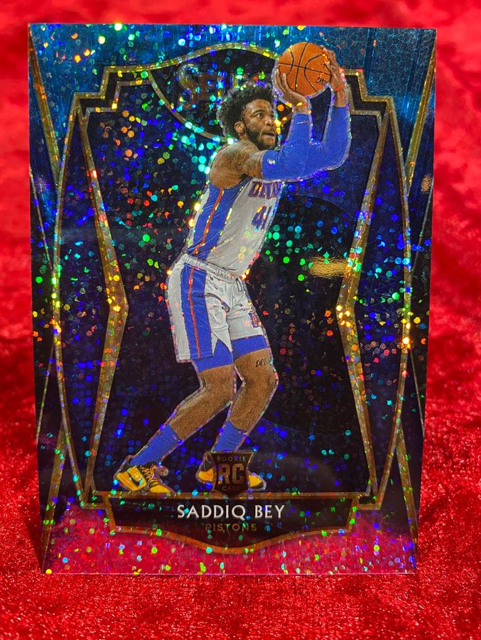 2020-21 Saddiq Bey Select Premier Level Prizm Rookie #175 RC RARE SSP