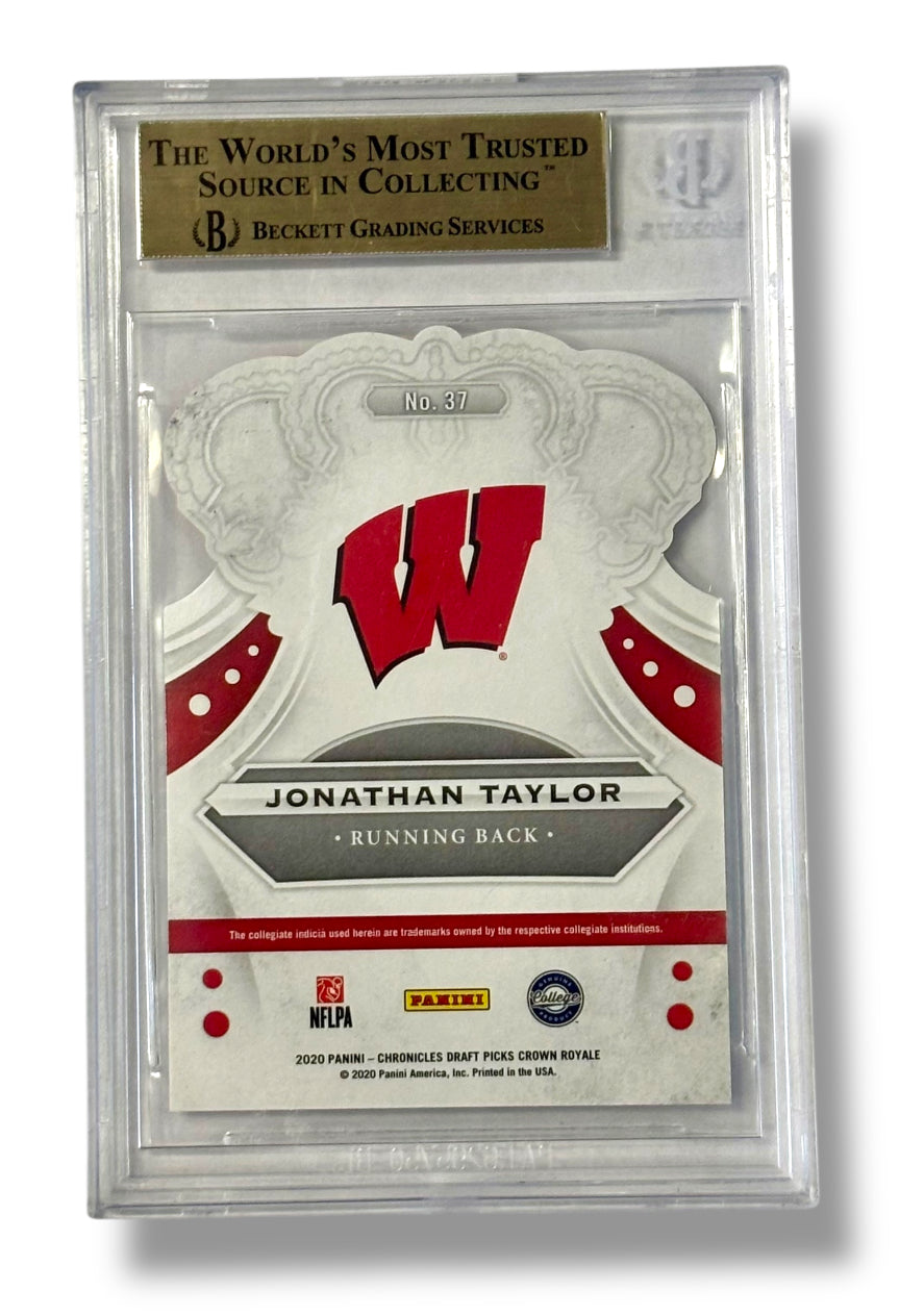 2020 Crown Royale Draft Picks Red Jonathan Taylor #37 RC BGS 9.5 - 0013419005