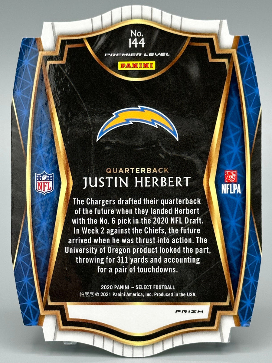 Justin Herbert #144 Prices [Rookie], 2020 Panini Select