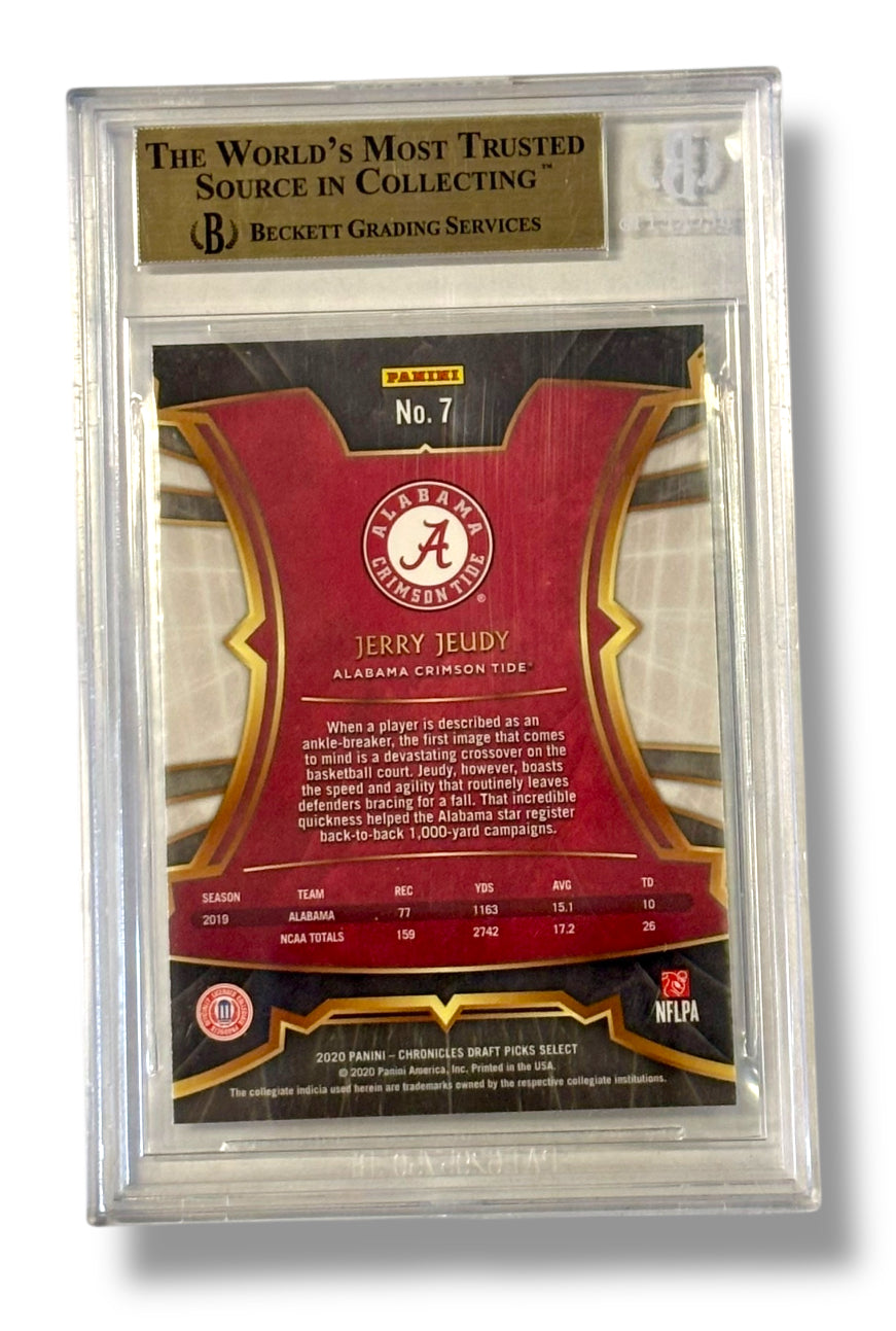 2020 Select Draft Picks #7 Jerry Jeudy Rookie RC BGS 9.5 Gem Mint - 0013419252