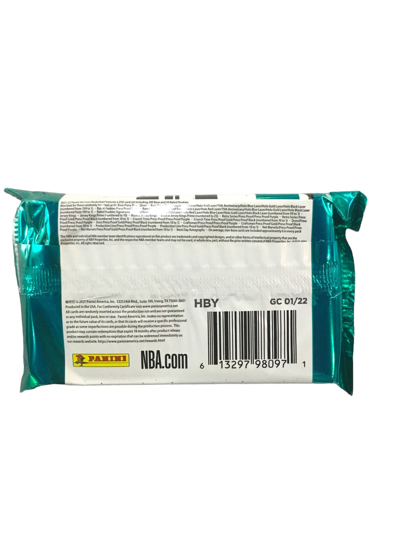 2021-22 Panini Donruss Basketball Hobby Pack 30 Cards Per Pack 1 Auto And 1 Memorabilia On Average Per Box Per Box