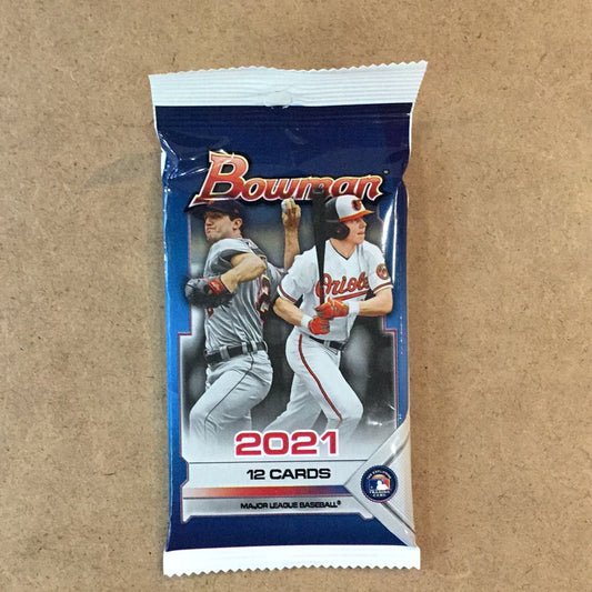 2021 Bowman Baseball 12 Cards Per Pack retail - Single Pack