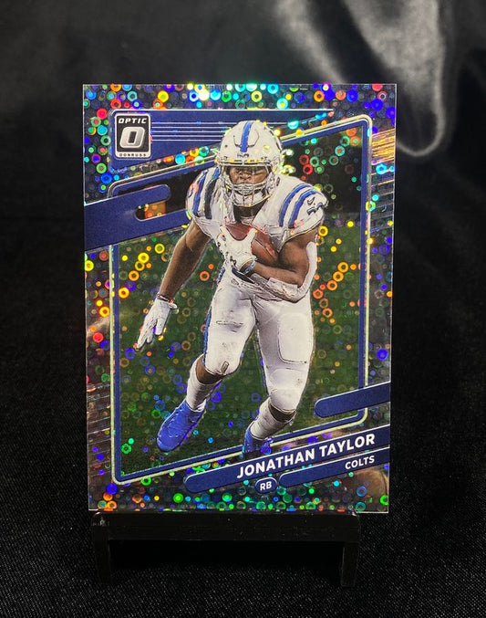 2021 Donruss Optic Jonathan Taylor Silver Circles #110 62/125