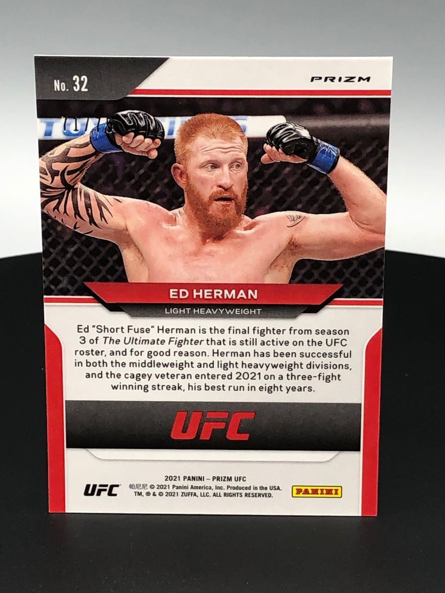 2021 Ed Herman Panini Green Prizm 71/75