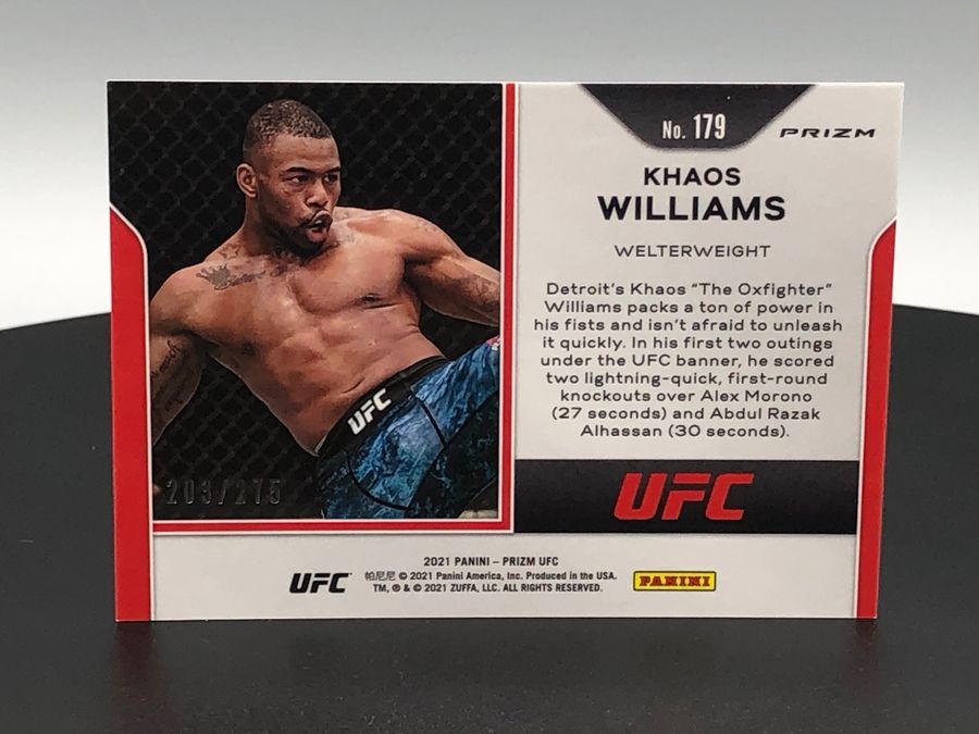 2021 Khaos Williams Panini Red Prizm 203/275