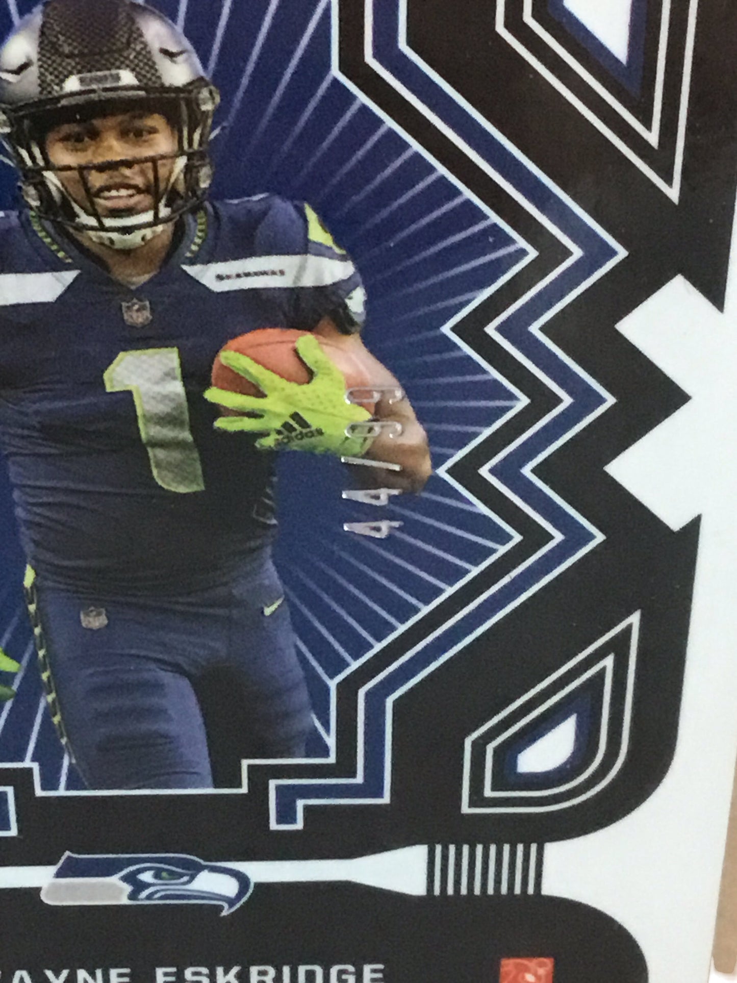 2021 Panini Obsidian D'Wayne Eskridge RC Dual Patch AUTO RPA 44/99 Seahawks