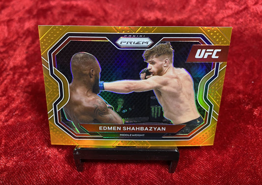 2021 Panini Orange Prizm UFC #138 Edmen Shahbazyan Middleweight 5/99