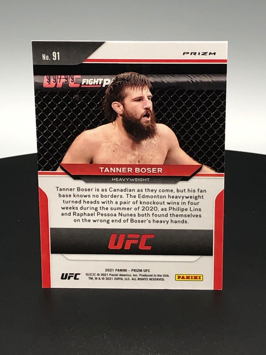 2021 Tanner Boser Panini Orange Prizm /99