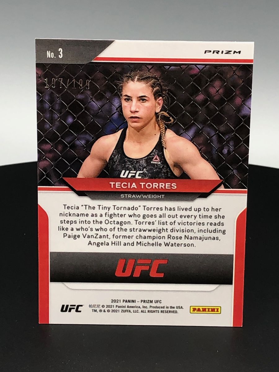 2021 Tecia Torres Panini Blue Prizm 197/199