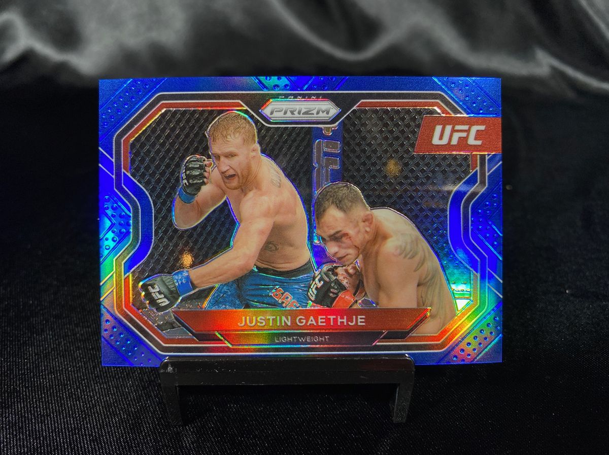 2021 UFC Blue Prism Justin Gaethje Boxing Card /199