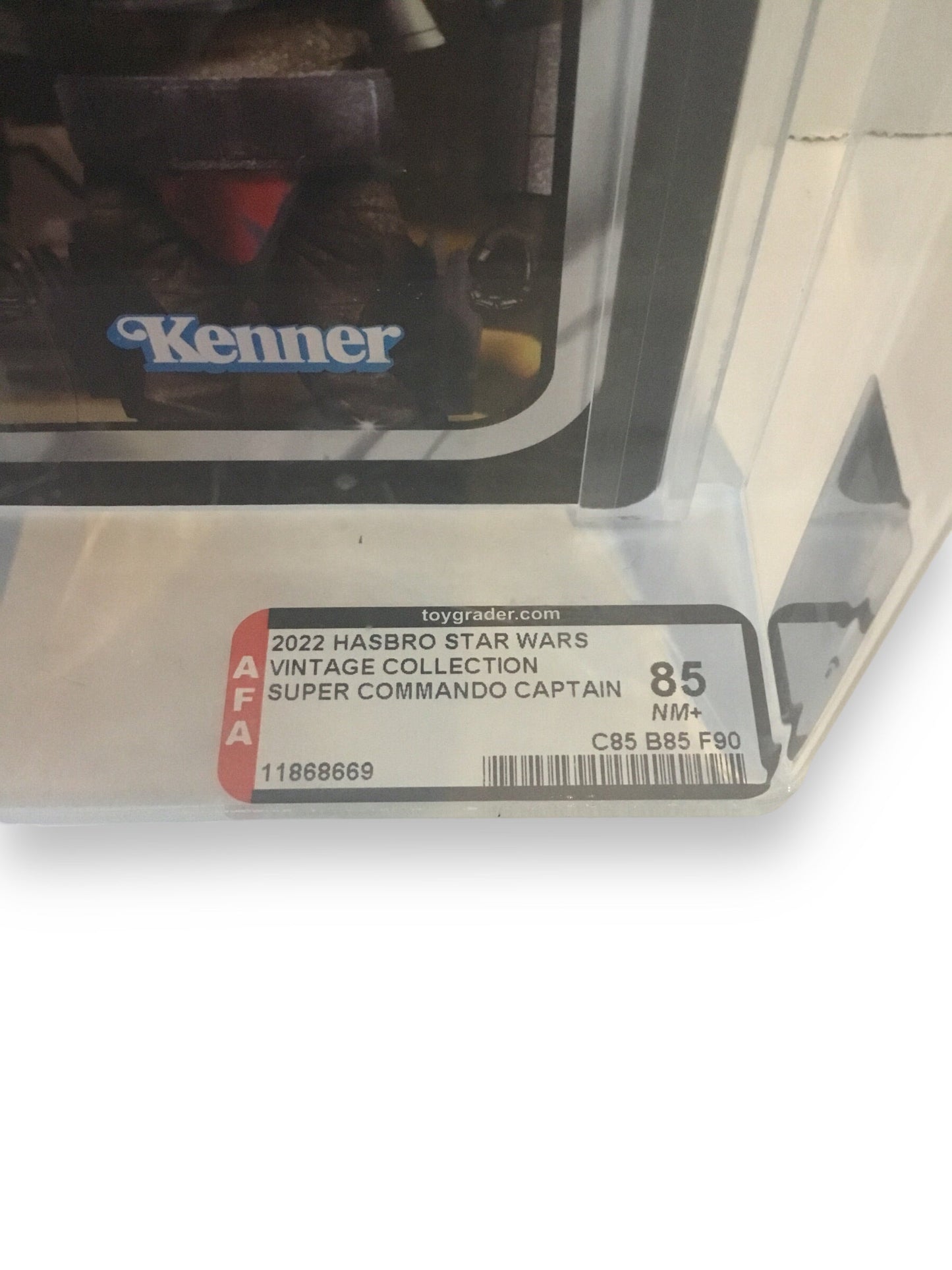 2022 Hasbro Star Wars Vintage Collection Mandalorian Super Commando Captain Graded 85