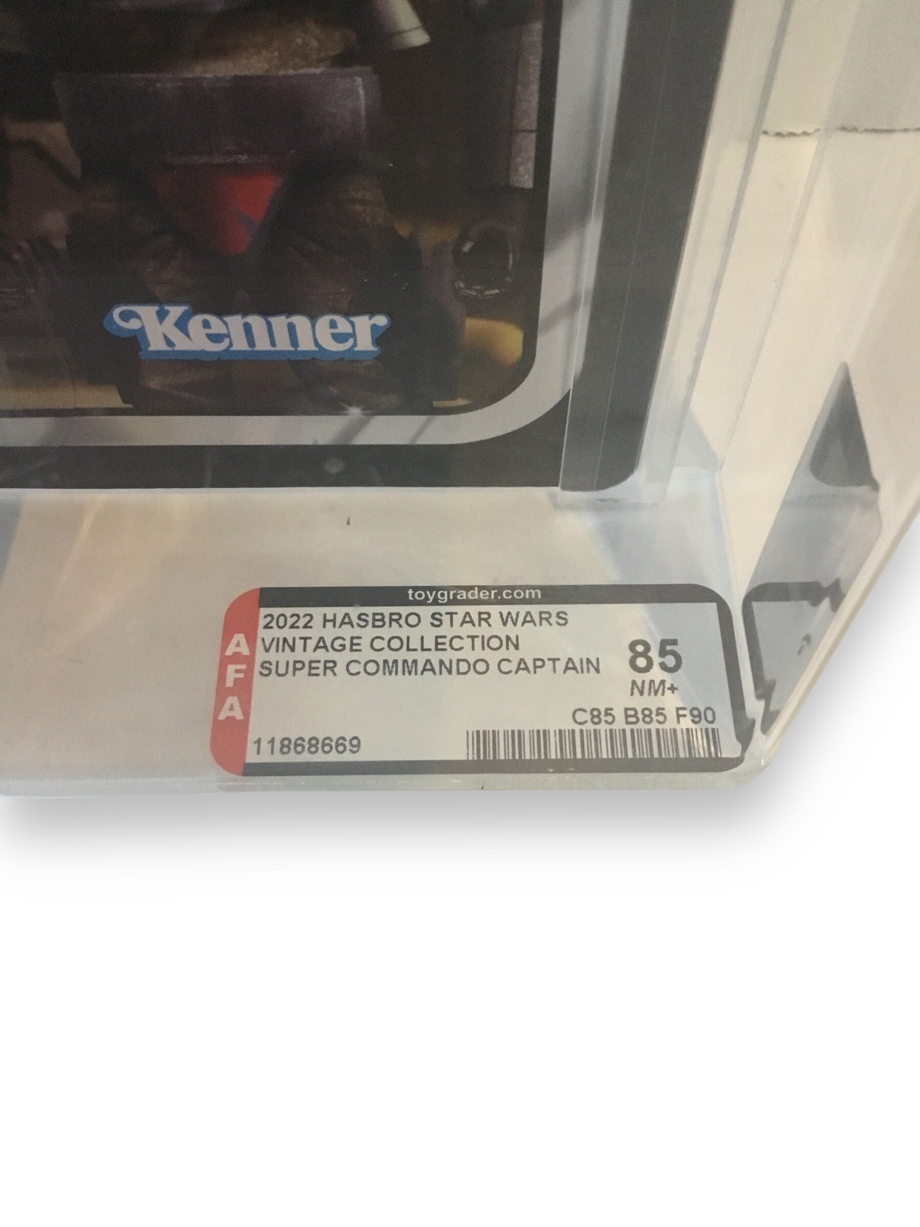 2022 Hasbro Star Wars Vintage Collection Mandalorian Super Commando Captain Graded 85