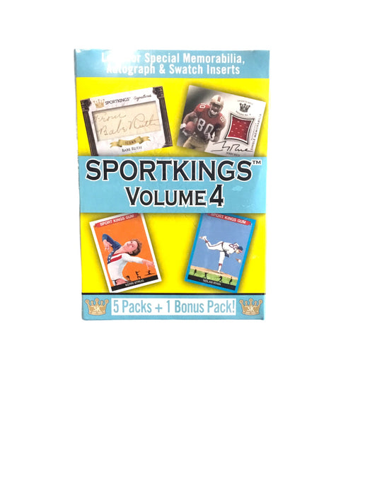 2023 Sport Kings Volume 4 Factory Sealed Blaster Box 40 Cards Plus Bonus Pack