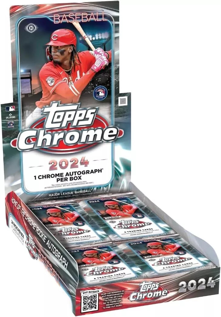 2024 Topps Chrome Baseball Hobby Box - Single Pack Purchase