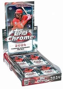 2024 Topps Chrome Baseball Hobby Box - Single Pack