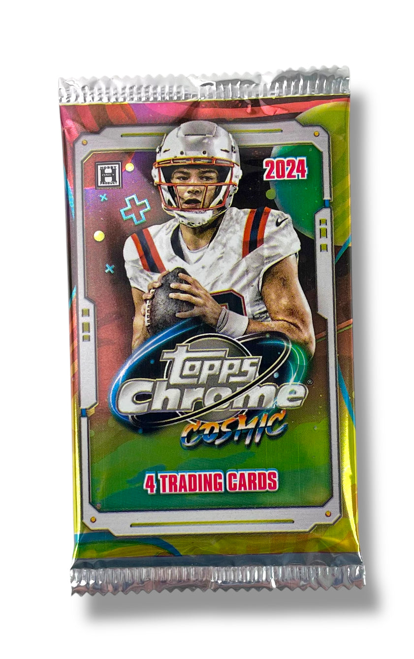 2024 Topps Chrome Cosmic Football Hobby Box - Single Pack Purchase