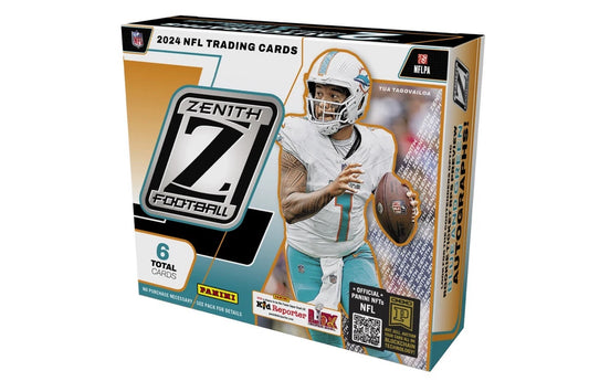 2024 Zenith Football Hobby Box - 2 Autos Guaranteed (1 Patch)