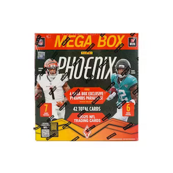 2025 Phoenix Football Mega Box - 4 Exclusive Pyramids Parallels per Box on Avg.