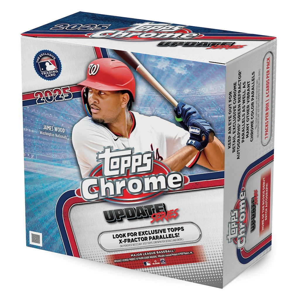 2025 Topps Chrome Baseball Update Series Mega Box