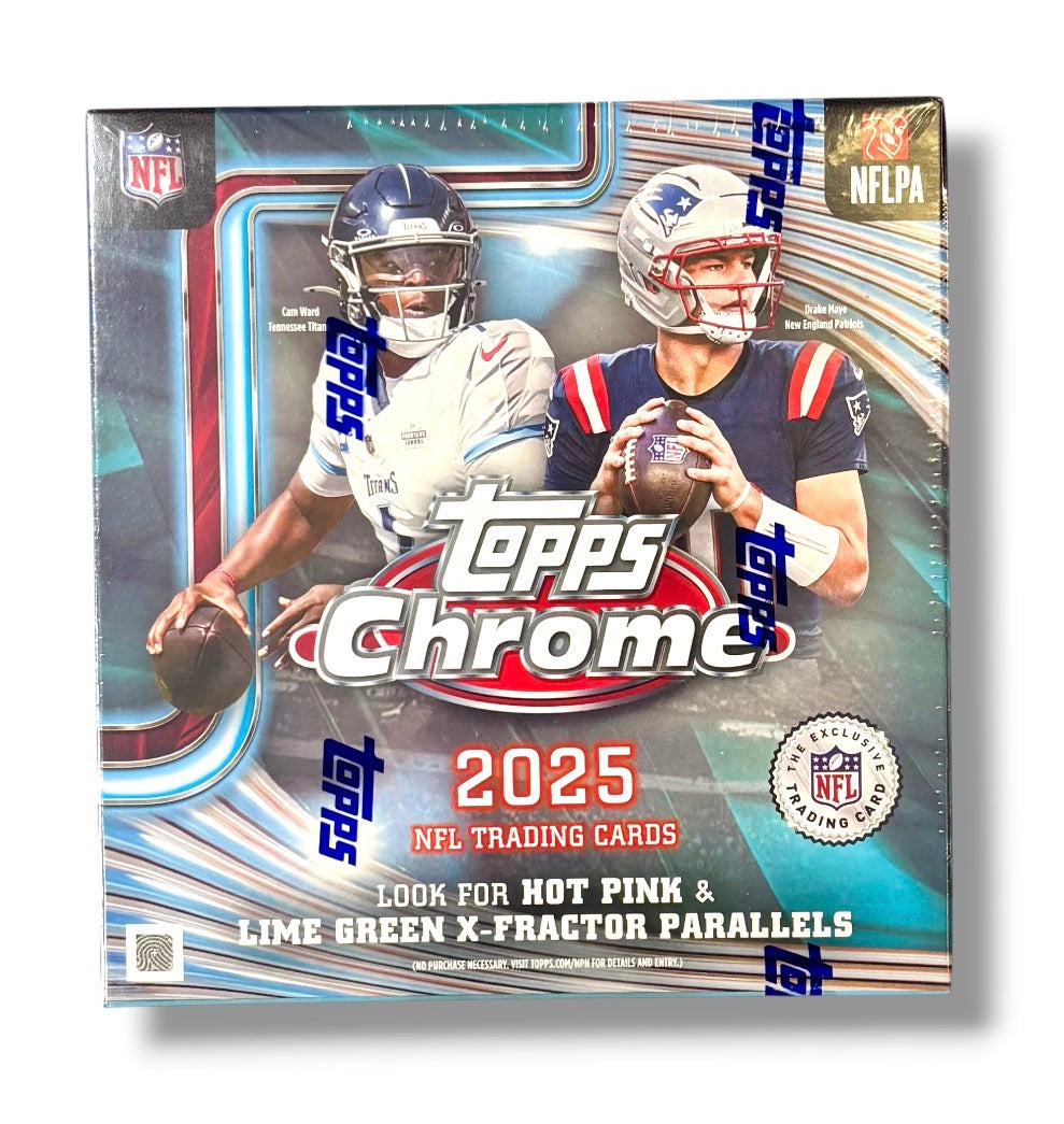2025 Topps Chrome Football Mega Box