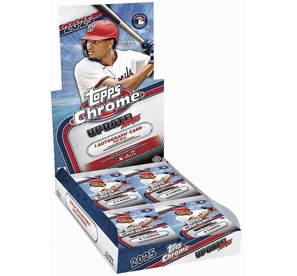 2025 Topps Chrome Update Series Baseball Hobby Box