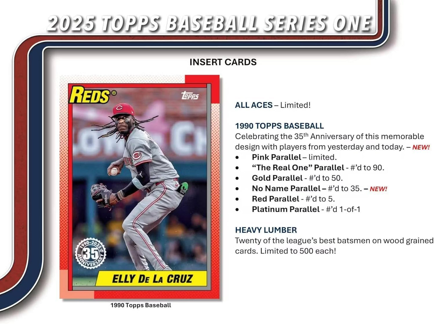 2025 Topps Series 1 Hobby Pack - Look for one Autograph or Relic card in every box!