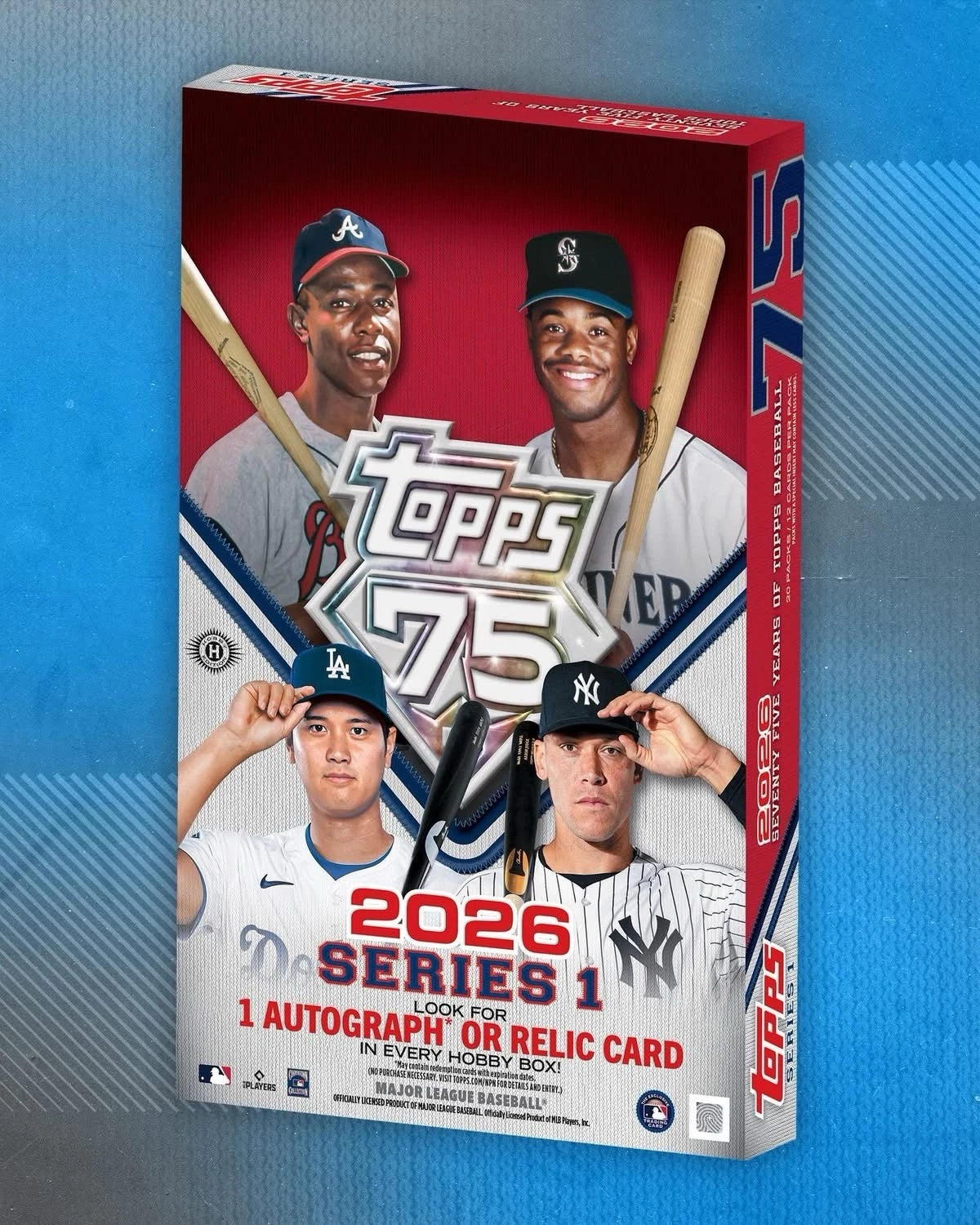 2026 Topps Series 1 Baseball Hobby Box - 4 Mojo Cards, 1 Auto or Relic Per Box