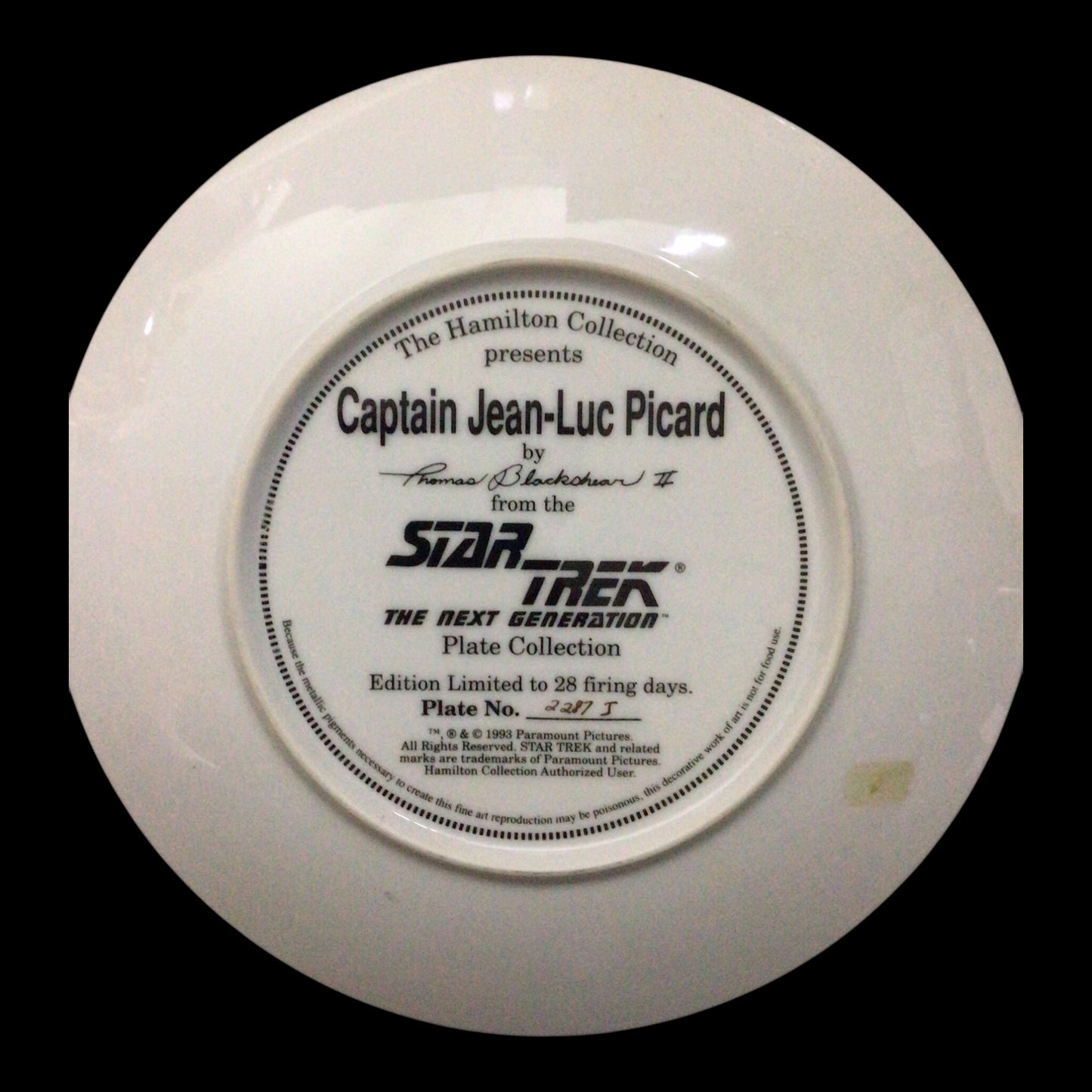Star Trek Collector Plates - Set of 5 by The Hamilton Collection