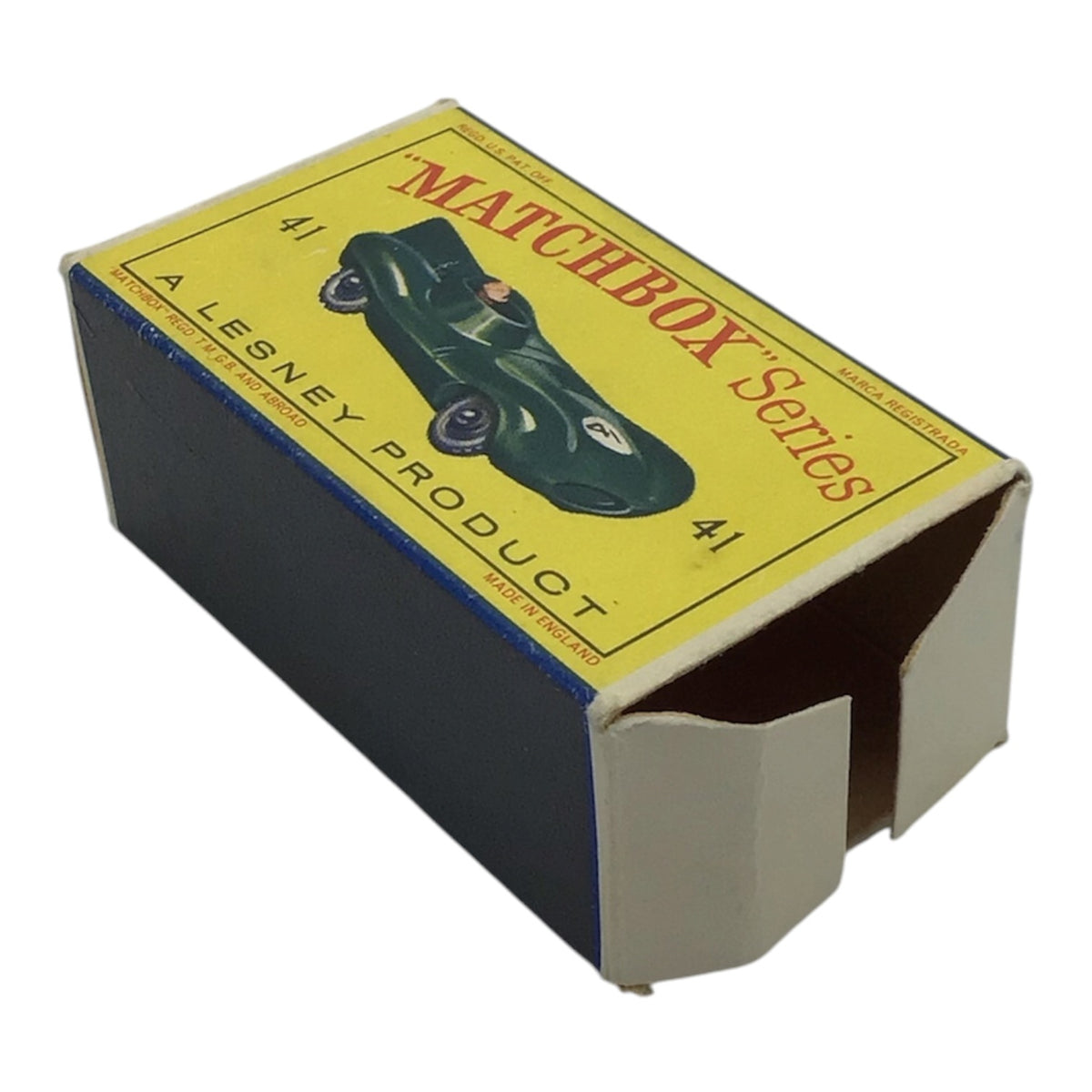 Lesney Matchbox Series #41 Jaguar Racing Car w/ Original Box