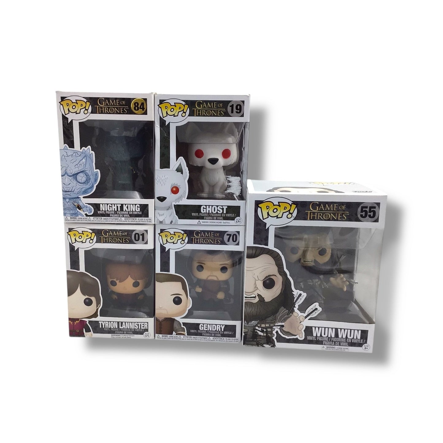 Game of Thrones: Westeros Warriors Funko POP! Lot - Five Figures