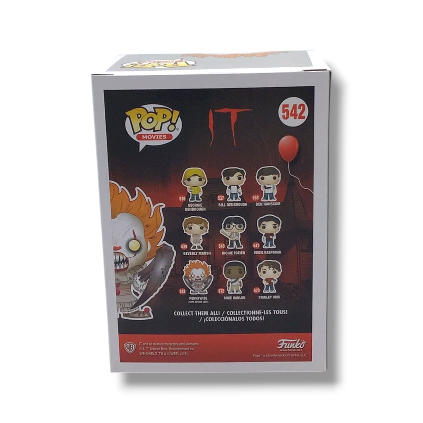 IT (#542) Pennywise w/ Spider Legs Funko POP! | Signed by Bill Skarsgård