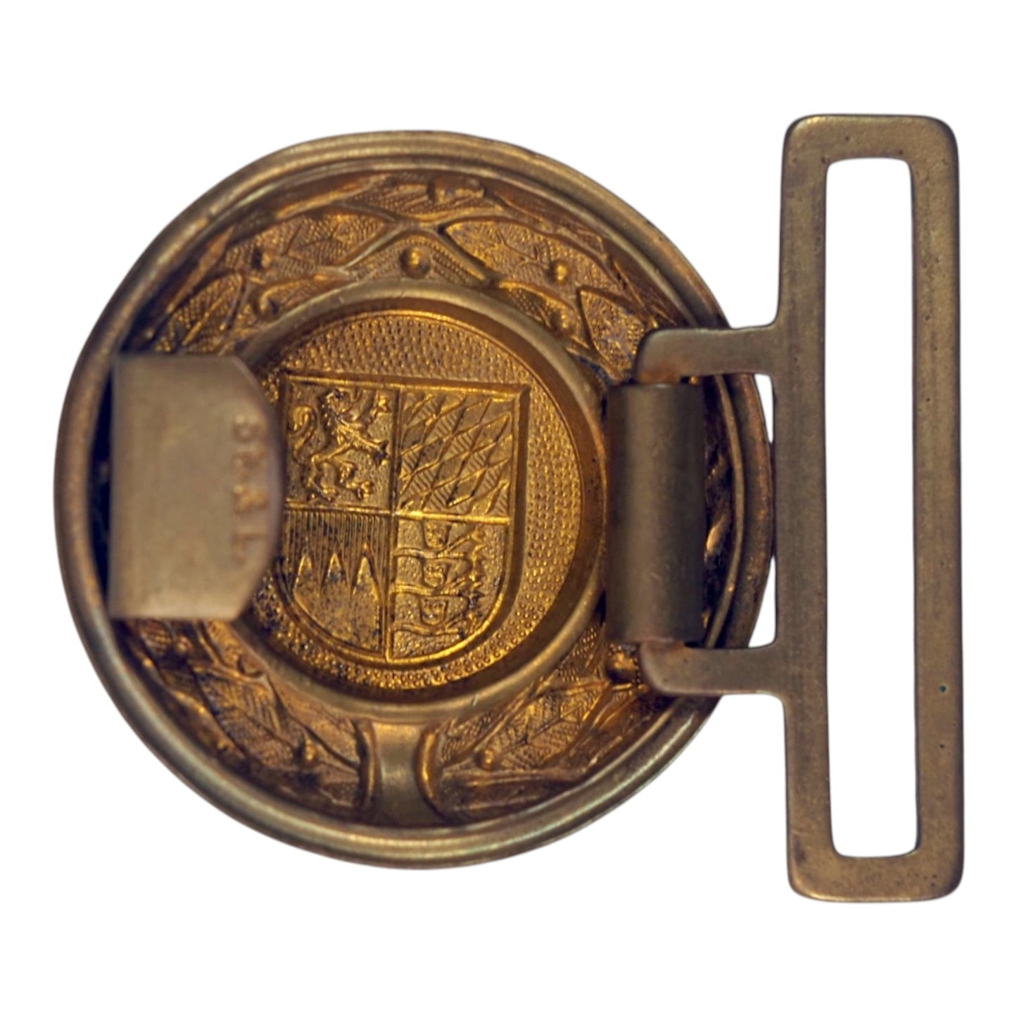 German WW2 Bavarian Officer Feuerwehr Belt Buckle