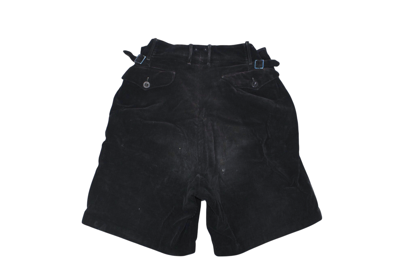 German WW2 Hitler Youth Black Corduroy Shorts - Clyde R. Davis Collection