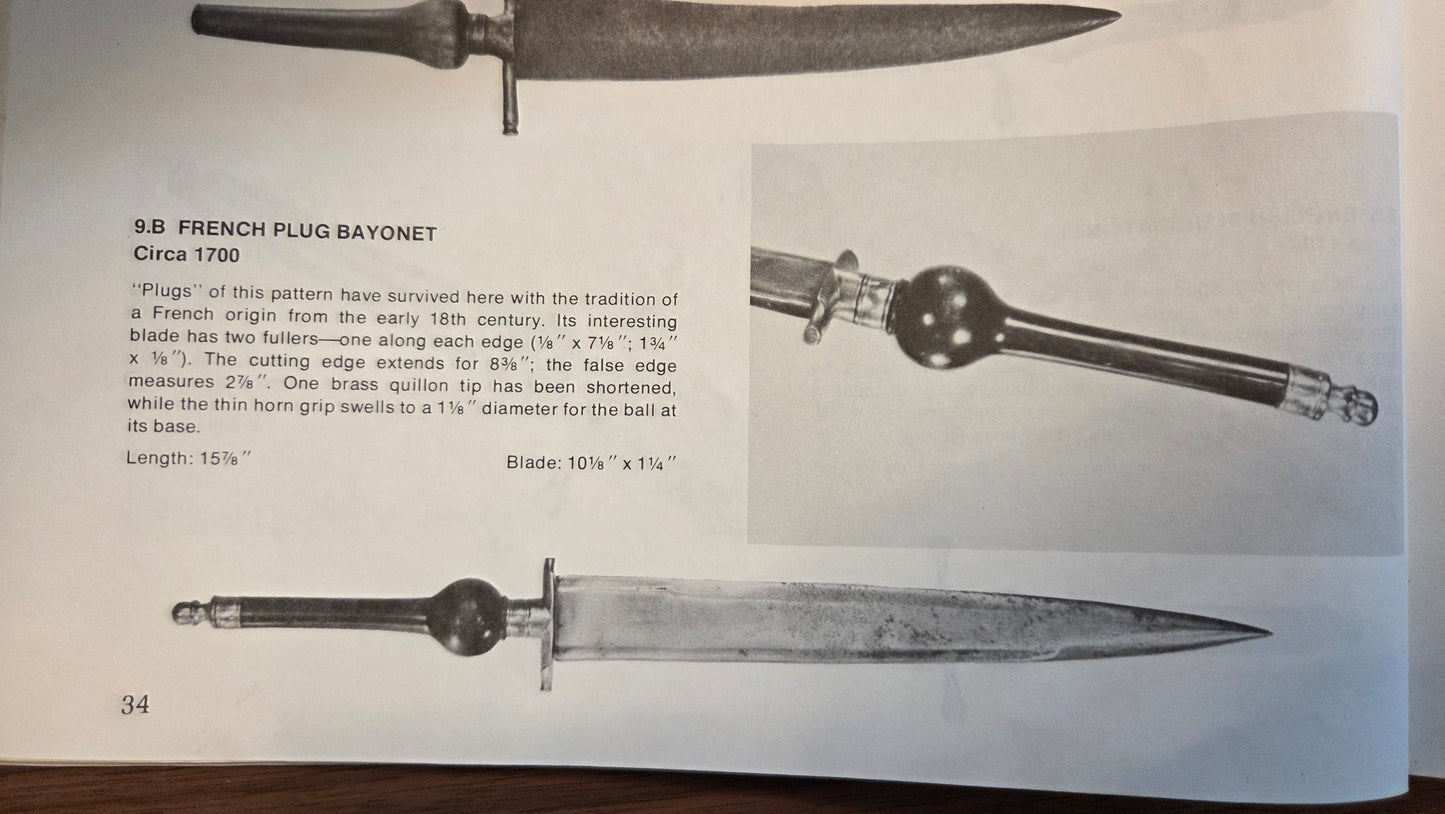 American Revolutionary War Period French Plug Bayonet Dagger w/ Super Rare Reversible Handle! 17th C
