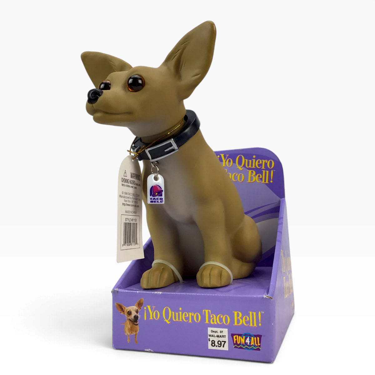 Yo Quiero Taco Bell Chihuahua Bobblehead Figure (1999) – Fun4All #81153