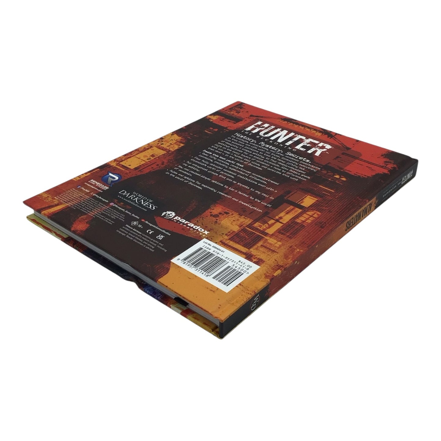 Renegade Game Studios Hunter: The Reckoning 5th Edition Alma Maters