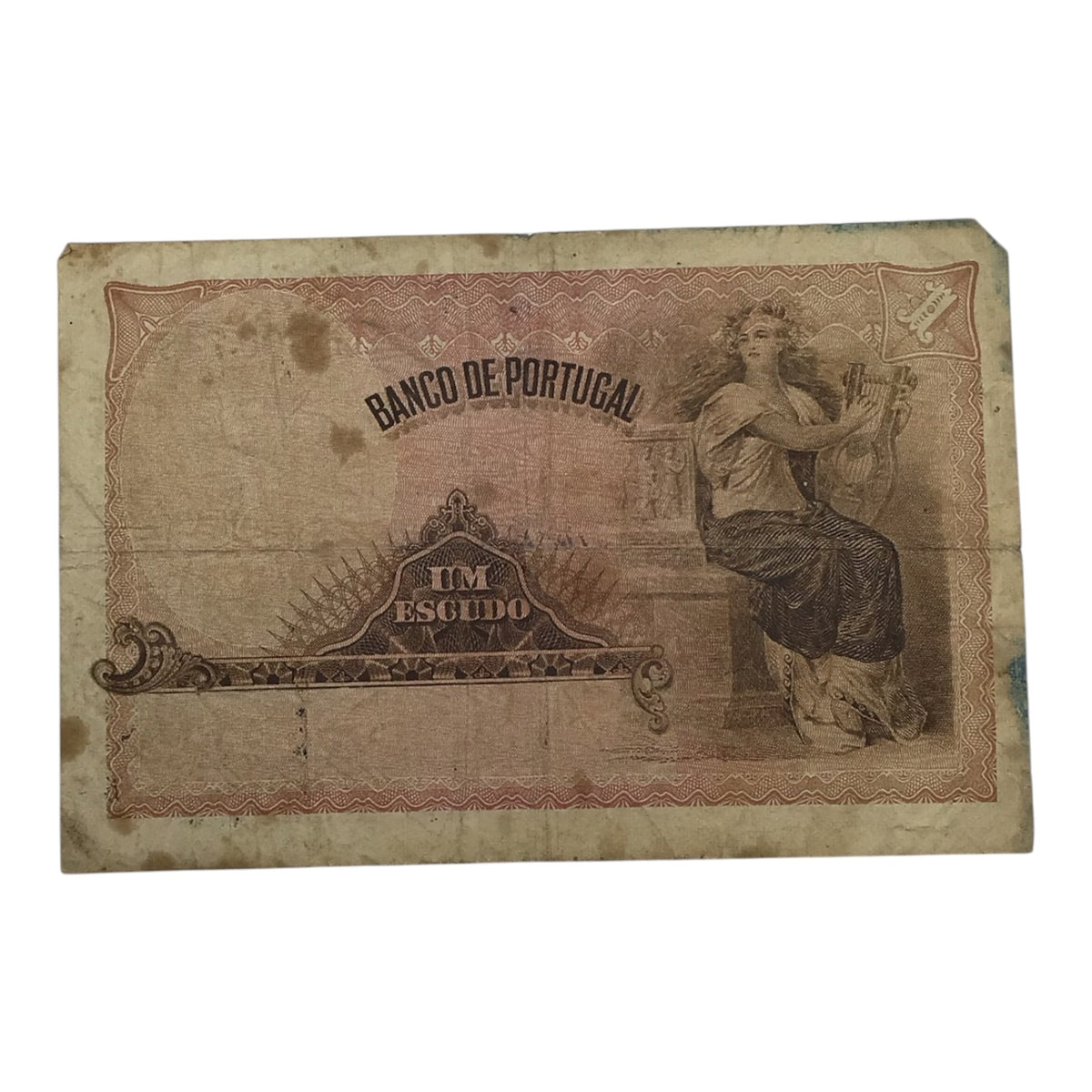 1917 Bank of Portugal 1 Escudo