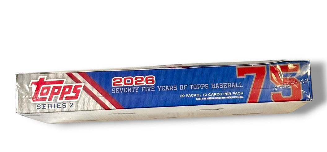 2026 Topps 75 MLB Baseball Series 2 Hobby Box