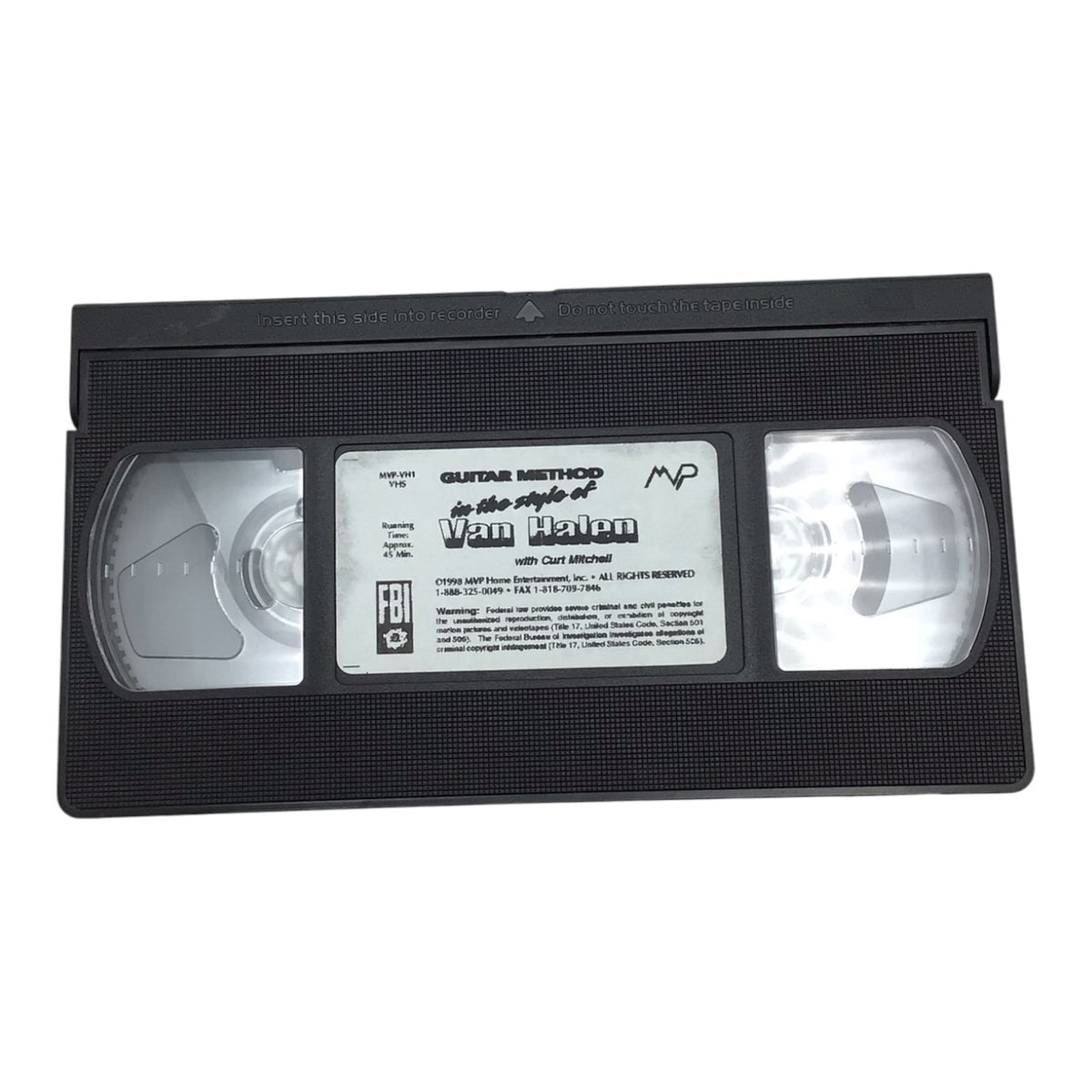 In The Style of Van Halen Guitar Method VHS Tape