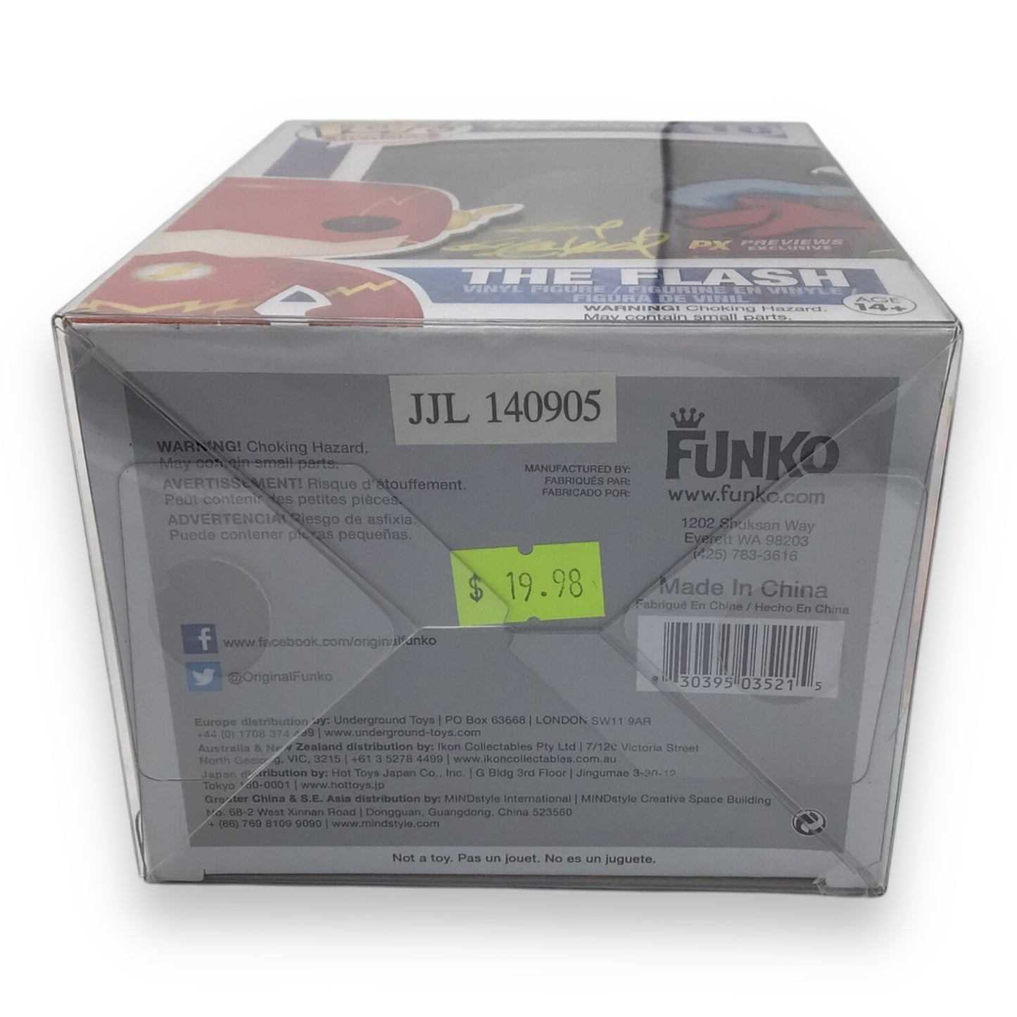 Funko Pop! Heroes The Flash #10 - Signed by Guy Gilchrist