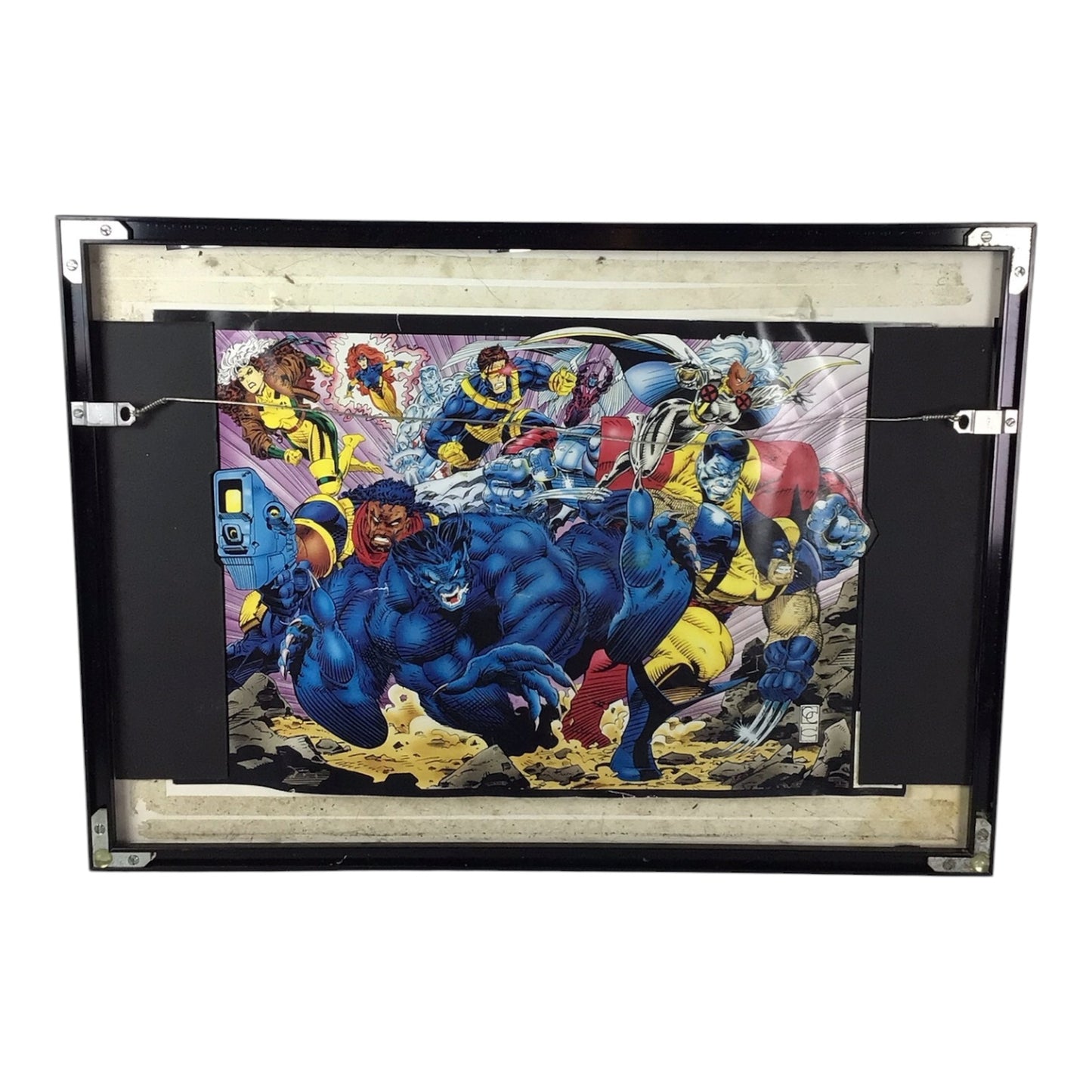 X-Men 30th Anniversary Hologram Framed & Matted Set - Signed by Andy & Adam Kubert + More
