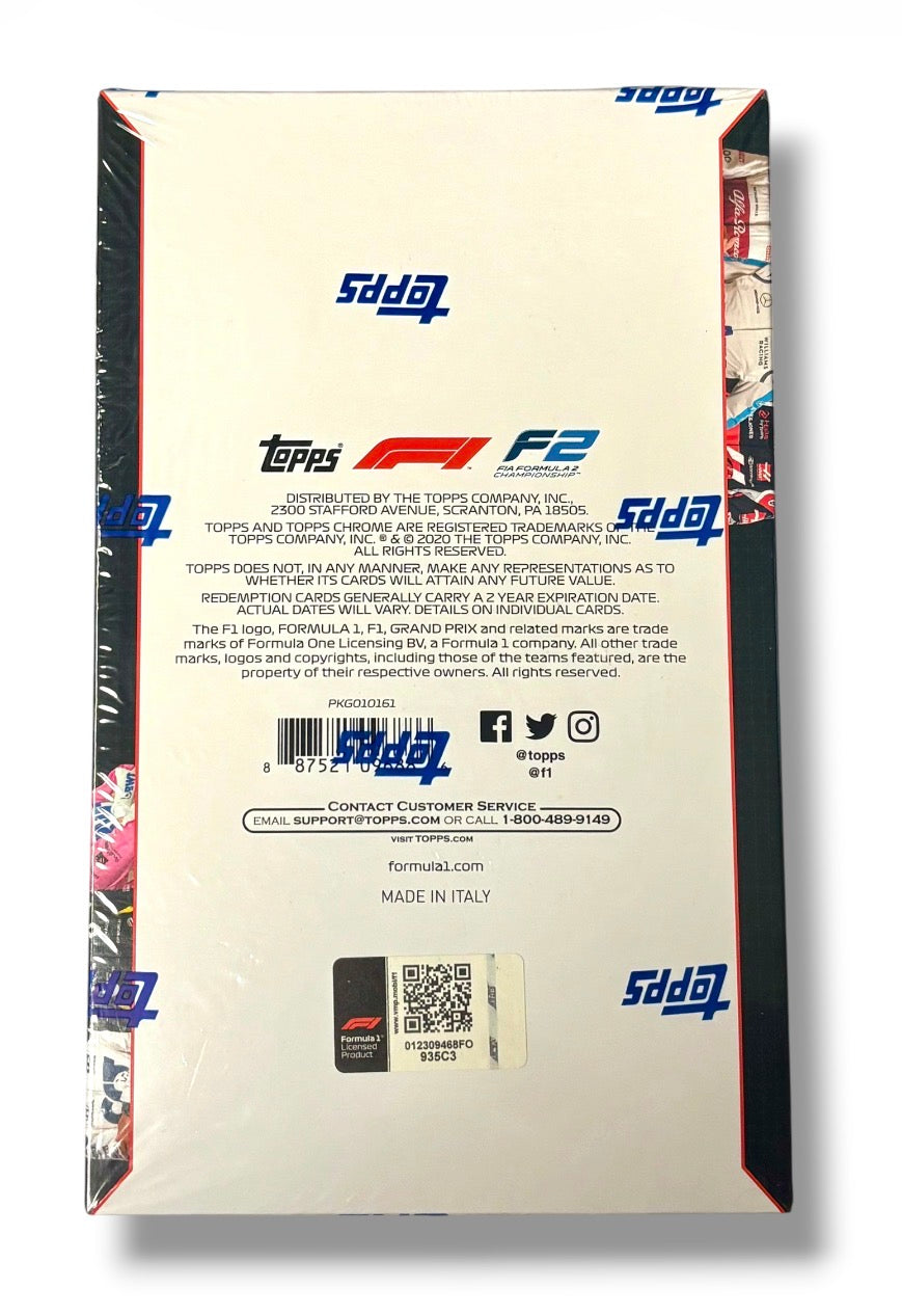 2020 Topps Chrome Formula 1 Racing Factory Sealed Hobby Box