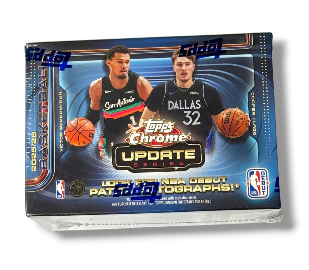2025-26 Topps Chrome Update NBA Basketball Blaster Box