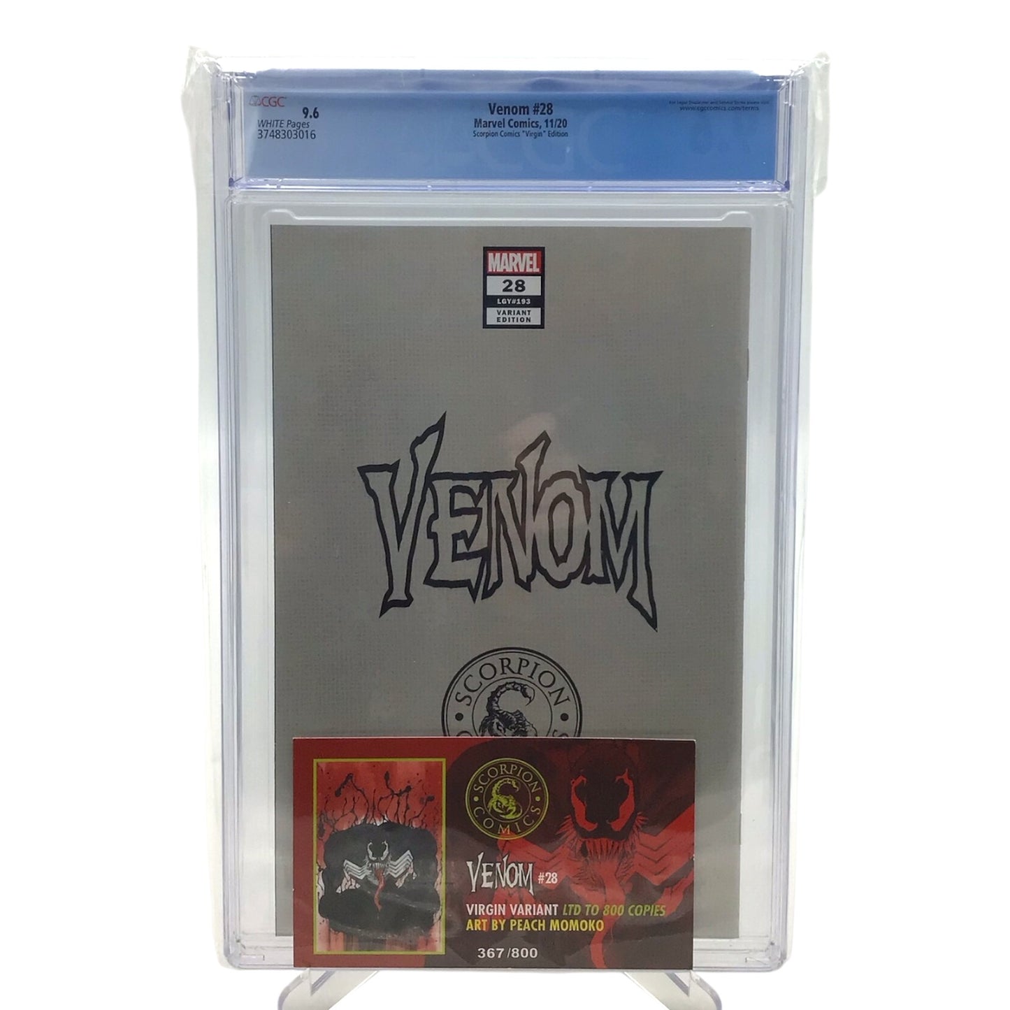 Venom #28 "Virgin" Variant - CGC Graded 9.6