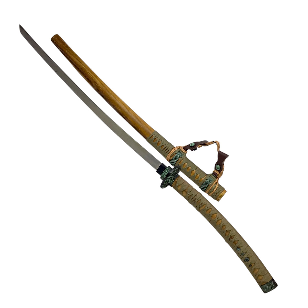 43" Samurai Reverse Jintachi Sword – Hardwood Handle