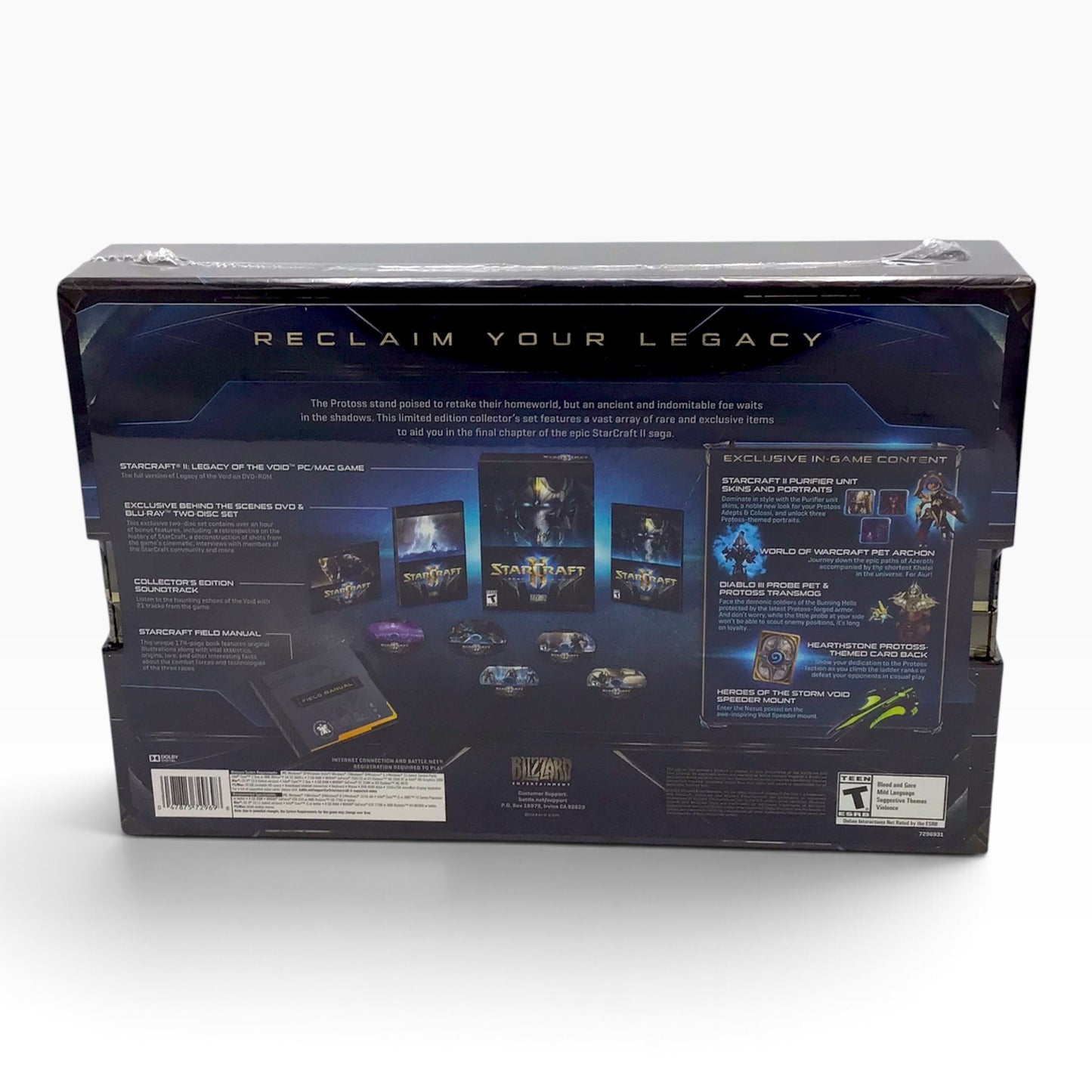StarCraft II: Legacy of the Void Collector's Edition – Blizzard Entertainment – New Sealed