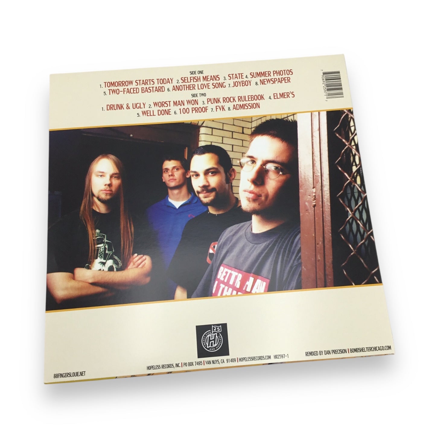 88 Fingers Louie Back on the Streets Mr. Precision Remix 2019 LP Vinyl