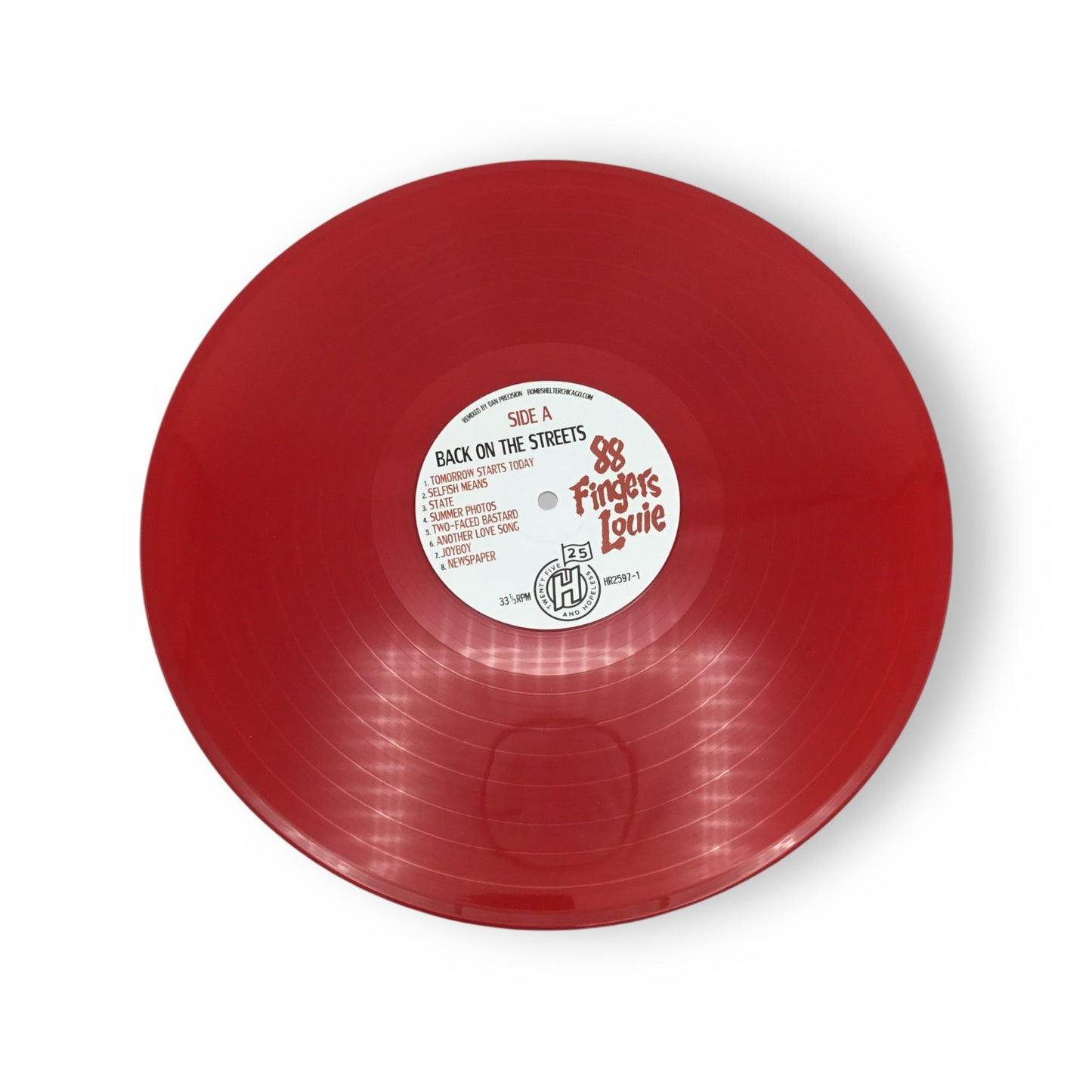 88 Fingers Louie Back on the Streets Mr. Precision Remix 2019 LP Vinyl