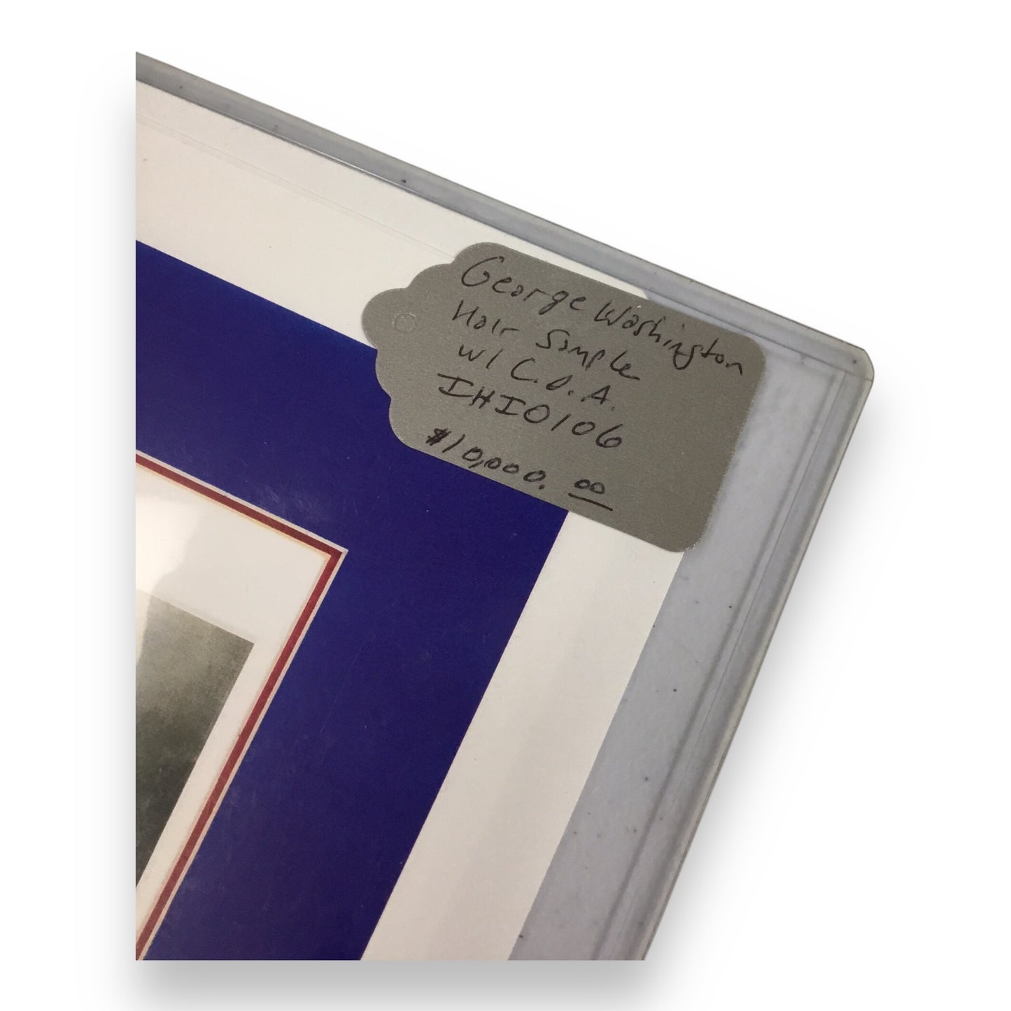 George Washington Hair Clipping with COA