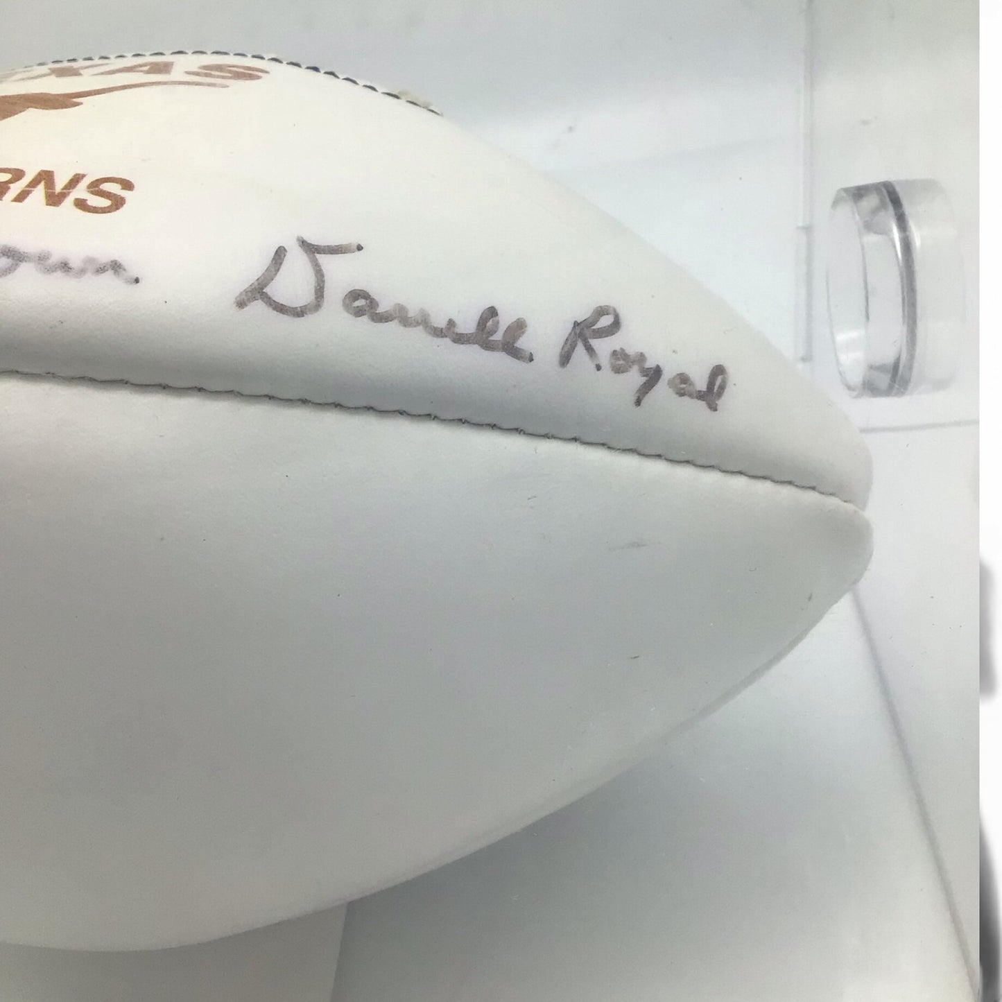 Texas Longhorns Signed Football - Darrell Royal, Mack Brown